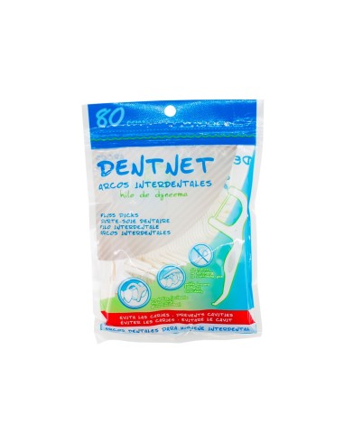 DENTNET ARCOS INTERDENTALES HIGIENICOS PACK 80 UDS.