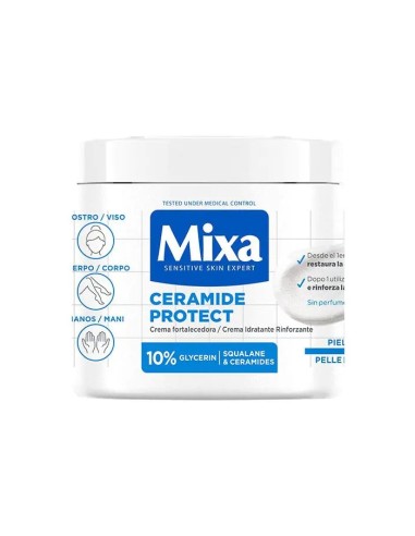 MIXA CREMA FORTALECEDORA 400ML PIEL MUY SECA CERAMIDE PROTECT