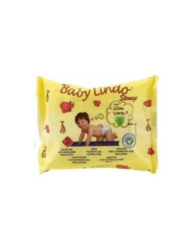 BABY LINDO TOALLITAS BEBE 20 UDS ALOE VERA (VIAJE)