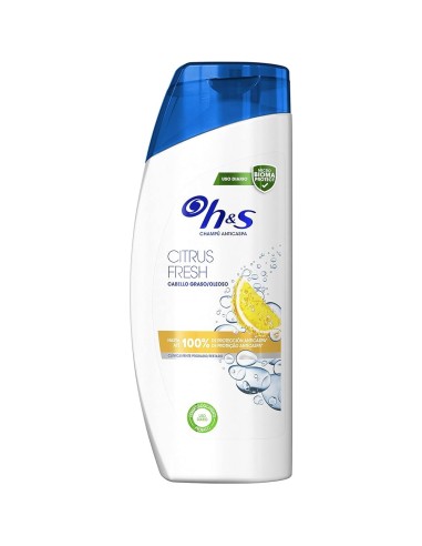 HS CHAMPU 600ML CITRUS FRESH CABELLO GRASO