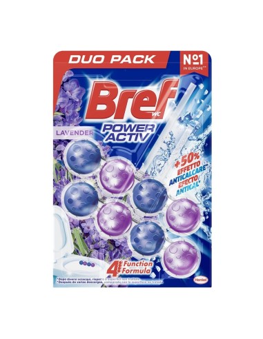 BREF COLGADOR WC PACK 2 POWER ACTIVE LAVANDA