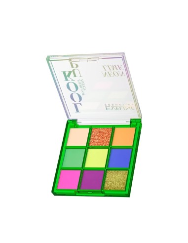 EVELINE PALETAS DE SOMBRAS LOOK UP 9 COLORS NEO LIME