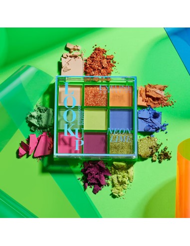EVELINE PALETAS DE SOMBRAS LOOK UP 9 COLORS NEO LIME