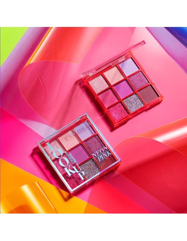 EVELINE PALETAS DE SOMBRAS LOOK UP 9 COLORS NEO PINK