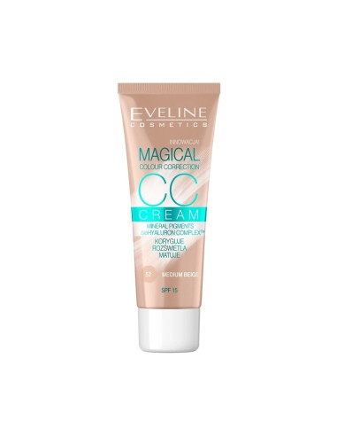 EVELINE CC CREMA MAGICAL COLOUR CORRECTOR 30ML 52 IMEDIUM BEIGE