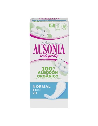 AUSONIA SALVA SLIP NORMAL ORGANIC 100% 28 UDS.