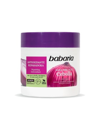 BABARIA MASCARILLA CAPILAR CEBOLLA REPARADORA 400ML