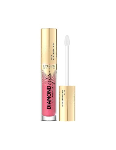 EVELINE BRILLO DE LABIOS CON ACIDO HIALURONICO DIAMOND GLOW Nº09 PEACH DREAM