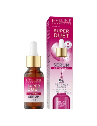 EVELINE SUPER DUET LIFTING SERUM 5% PEPTIDOS 18ML