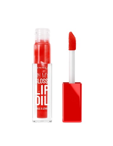 RIMMEL BRILLO DE LABIOS Y GLOSS OH MY GLOSS! LIP OIL 004 VIVID RED