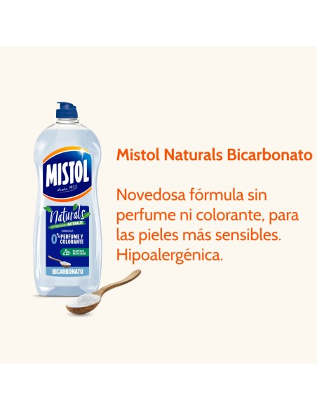 MISTOL LAVAVAJILLAS A MANO 650ML NEW BICARBONATO