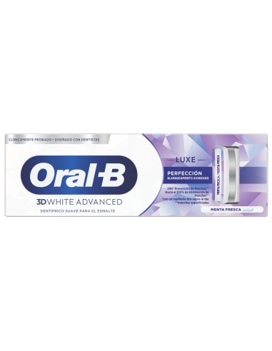 ORAL B PASTA 3D WHITE LUXE PERFEC. 75 ML BLANQUEAMIENTO AVAZADO