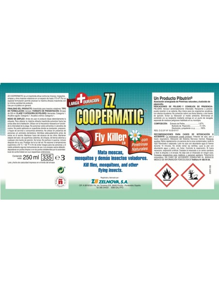 ZZ COOPERMATIC Spray Mata Moscas: Protección Duradera