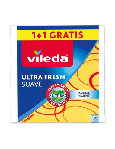 VILEDA BAYETA SUAVE AMARILLA PACK 1 + 1 GRATIS