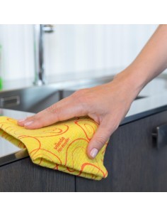 VILEDA BAYETA SUAVE AMARILLA PACK 1 + 1 GRATIS 2