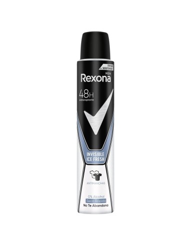 REXONA DESODORANTE SPRAY MEN INVISIBLE ICE FRESH 48H 200ML