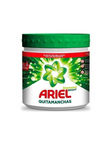 ARIEL QUITAMANCHAS POLVO BLANCOS BRILLANTES 500 GRS.