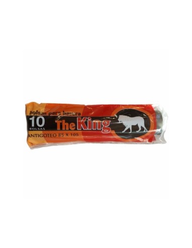 THE KING SACO BASURA NEGRO 85X105 10U G/130 100 LTS