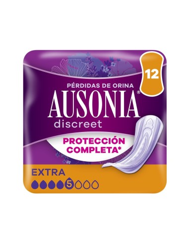 AUSONIA DISCREET COMPRESA DE INCONTINENCIA EXTRA 12 UDS