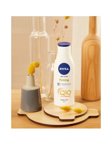 NIVEA BODY MILK 400ML REAFIRMANTE Q10 PIEL NORMAL
