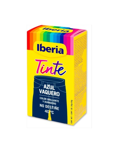 IBERIA TINTE DE ROPA 40º AZUL VAQUERO