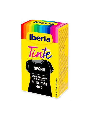 IBERIA TINTE DE ROPA 40º NEGRO