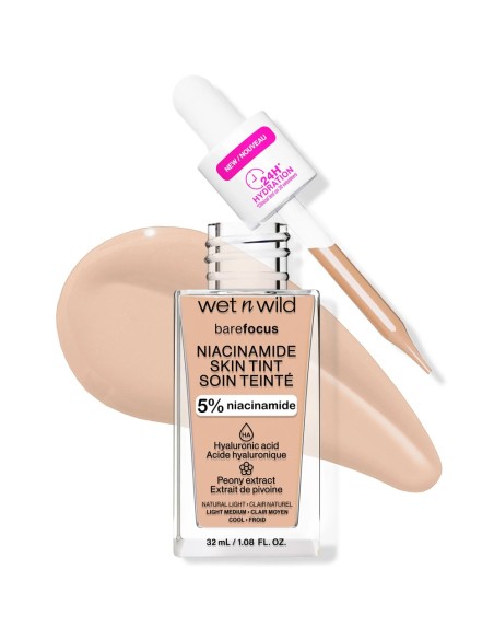 WNW BARE FOCUS NIACINAMIDE SKIN TINT LIGHT