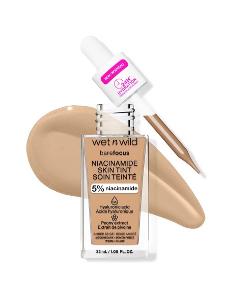 WNW BARE FOCUS NIACINAMIDE SKIN TINT LIGHT MEDIUM SAND