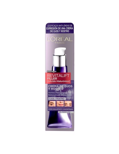 LOREAL REVITALIFT FILLER CREMA DE DIA OJOS Y ROSTRO 30ML