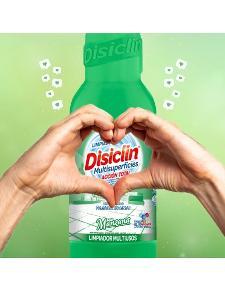 DISICLIN LIMPIADOR CL. MANZANA 1 LITRO
