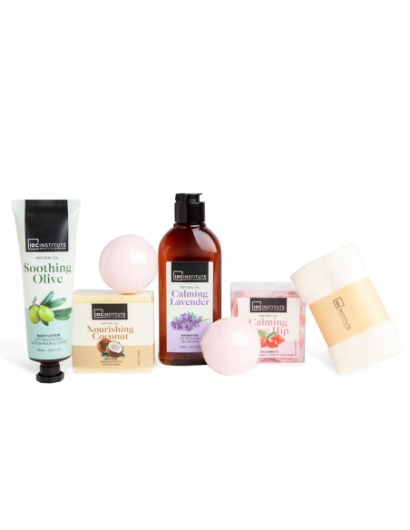 CESTA DE BAÑO IDC NATURAL OIL 7PCS TRAY