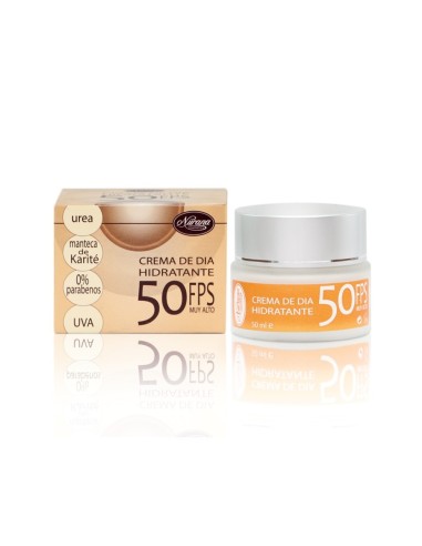 NURANA CREMA FACIAL HIDRATANTE DIA UREA Y KARITE SPF50 50 ML