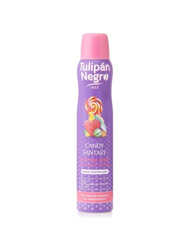 TULIPAN NEGRO DESODORANTE SPRAY 200ML CANDY FANTASY