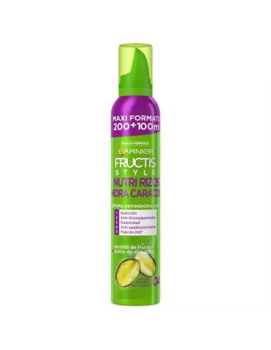 FRUCTIS ESPUMA RIZOS DEFINIDOS 200+100ML FIJ. 04 EXT FUERTE