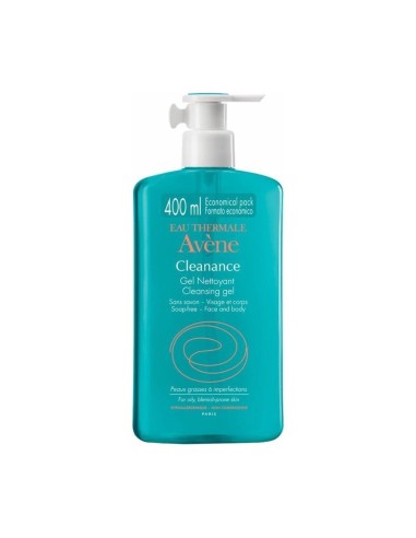 AVENE CLEANANCE GEL LIMPIADOR PURIFICANTE SIN JABON 400ML