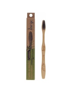 LOVYC CEPILLO DENTAL BAMBU CON CARBON DUREZA MEDIO