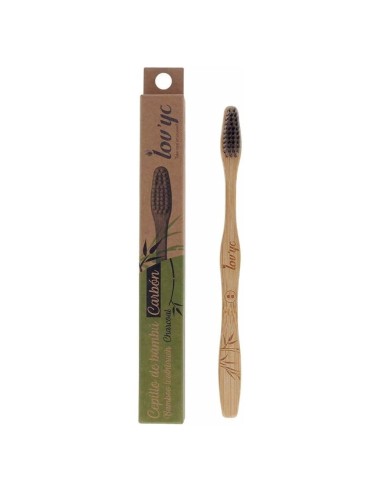 LOVYC CEPILLO DENTAL BAMBU CON CARBON DUREZA MEDIO