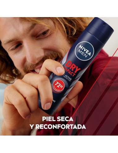 NIVEA Desodorante Spray Men Dry Impact 200 ml