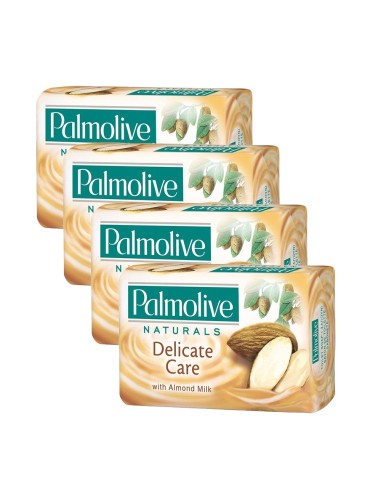 PALMOLIVE JABON PASTILLA 4X90 GRS. ALMOND MILK