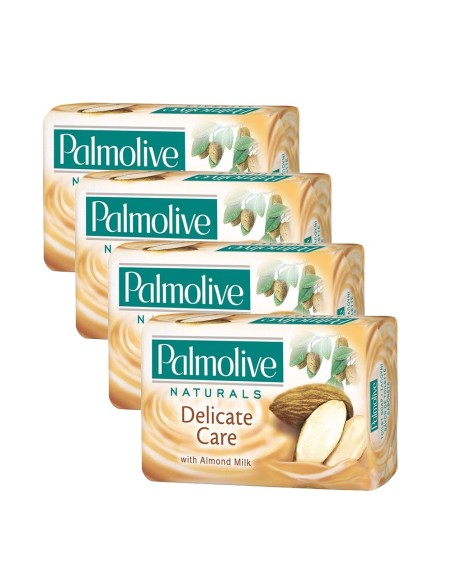 PALMOLIVE JABON PASTILLA 4X90 GRS. ALMOND MILK