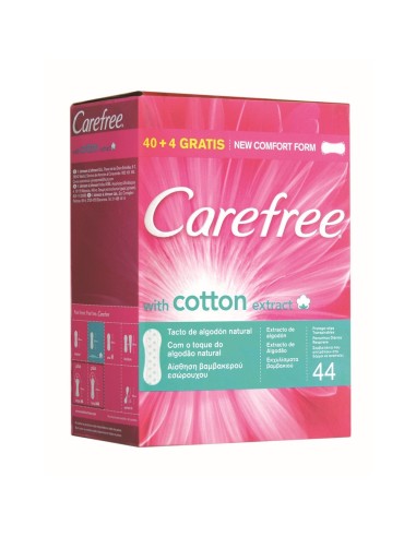 CAREFREE SALVA SLIP 40+4 UDS NORMAL