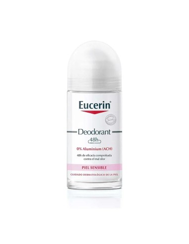 EUCERIN DESODORANTE ROLL-ON 0% ALUMINIO PIEL SENSIBLE 50ML