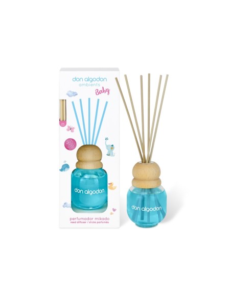 MIKADO AMBIENTADOR 55ML DON ALGODON BABY (60 DIAS)