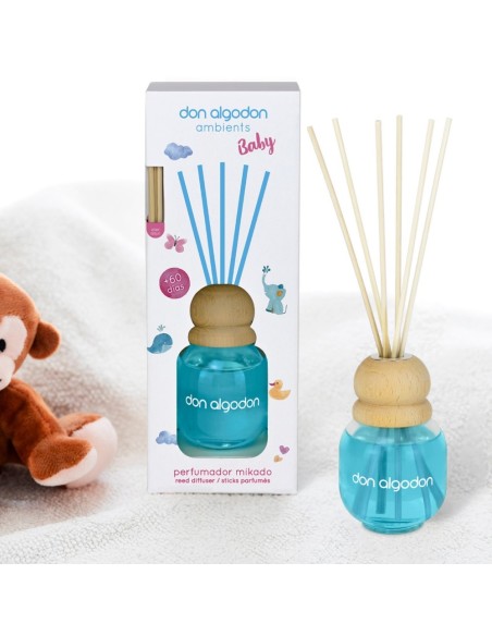 MIKADO AMBIENTADOR 55ML DON ALGODON BABY (60 DIAS)