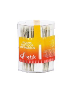 PALILLO REDONDO BOTE 100 UDS ENFUNDADOS EN PAPEL (BETIK)