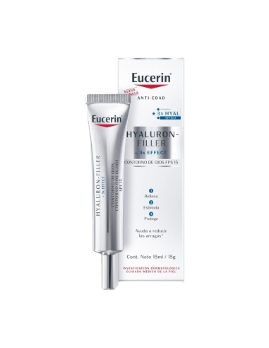 EUCERIN FILLER CONTORNO DE OJOS 3 EFECT SPF15 15ML