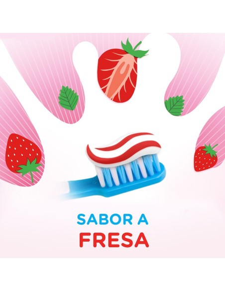 AQUAFRESH SPLAS KIDS 3-8 AÑOS SABOR FRESA 75ML