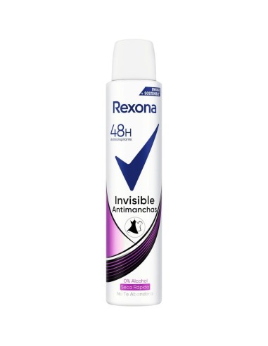 REXONA DESODORANTE SPRAY WOMAN INVISIBLE ANTI-MANCHAS 200ML