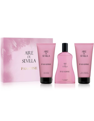 AIRE DE SEVILLA SET PARADISE COLONIA VAP 150 ML + BODY 100 ML + GEL 100 ML