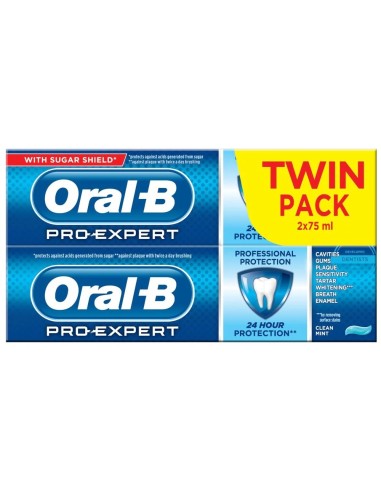 ORAL B PASTA PRO-EXPERT PROFESIONAL MENTA FRESCA 2X75ML